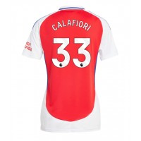 Arsenal Riccardo Calafiori #33 Replika Hemmatröja Dam 2024-25 Kortärmad